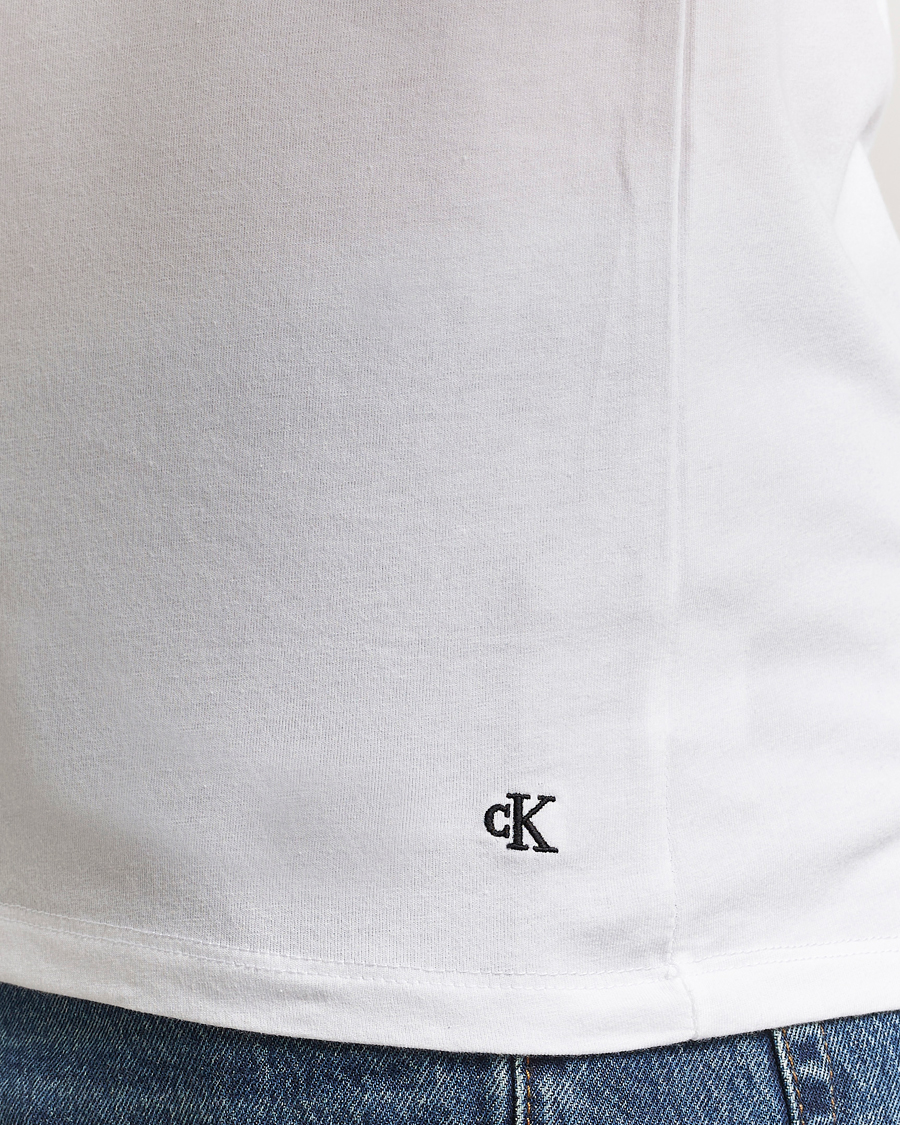 Hombres | Camisetas | Calvin Klein | 3-Pack Cotton Stretch V-Neck T-Shirt White
