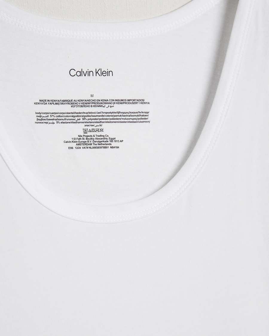 Hombres | Camisetas | Calvin Klein | 3-Pack Cotton Tank Top White
