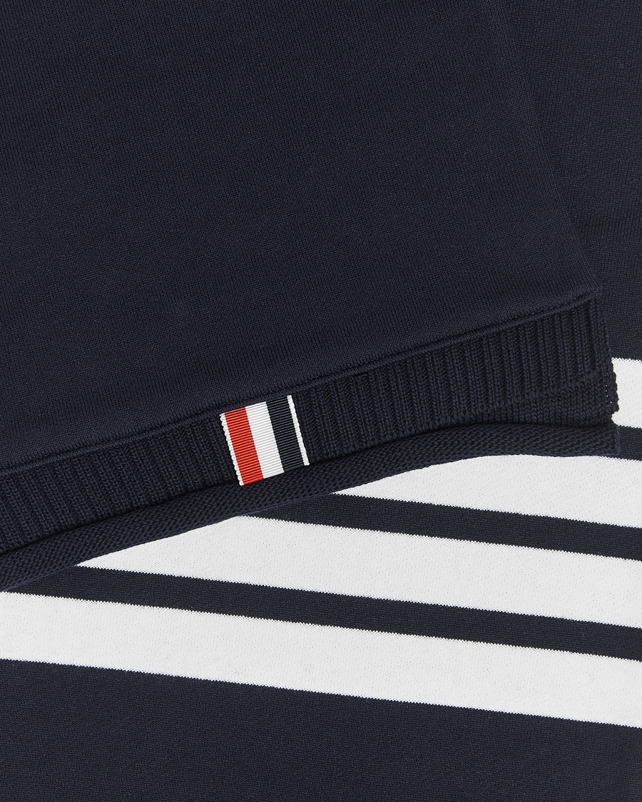Hombres | Thom Browne 4-Bar Scarf Navy | Thom Browne | 4-Bar Scarf Navy