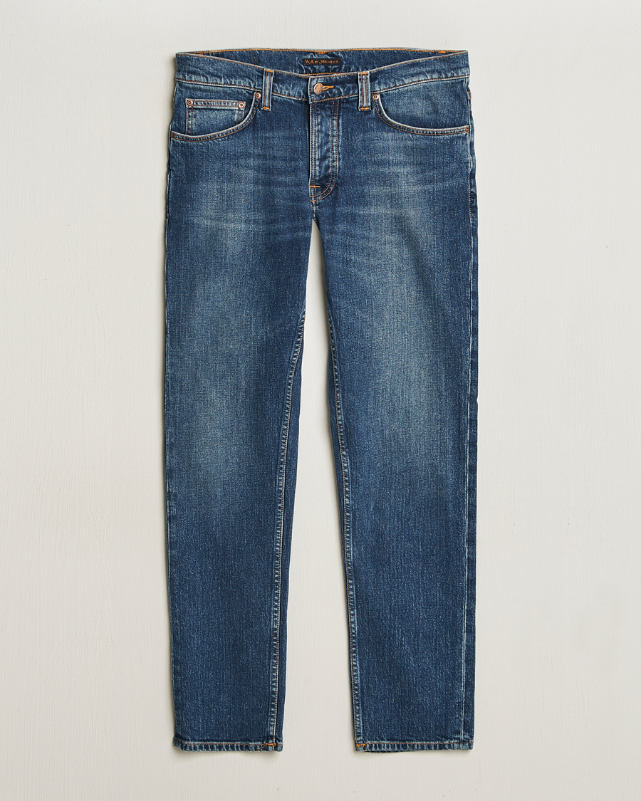 Hombres | Pantalones | Nudie Jeans | Solid Ollie Jeans Wild Blue