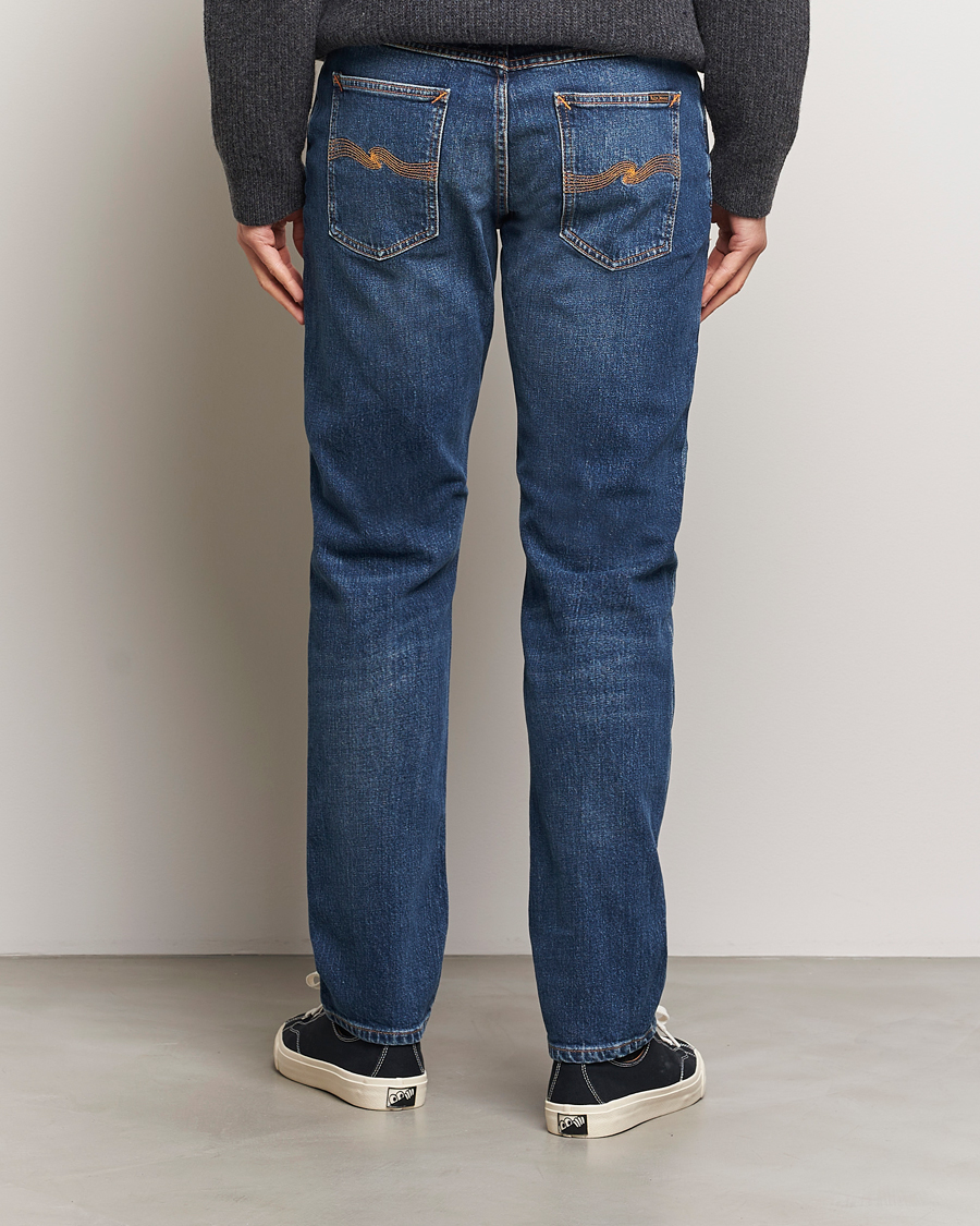 Hombres | Pantalones | Nudie Jeans | Solid Ollie Jeans Wild Blue