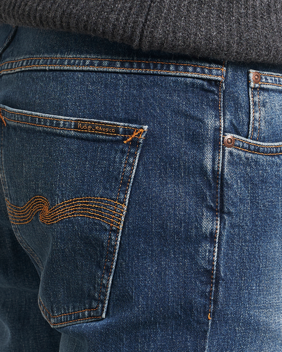 Hombres | Pantalones | Nudie Jeans | Solid Ollie Jeans Wild Blue