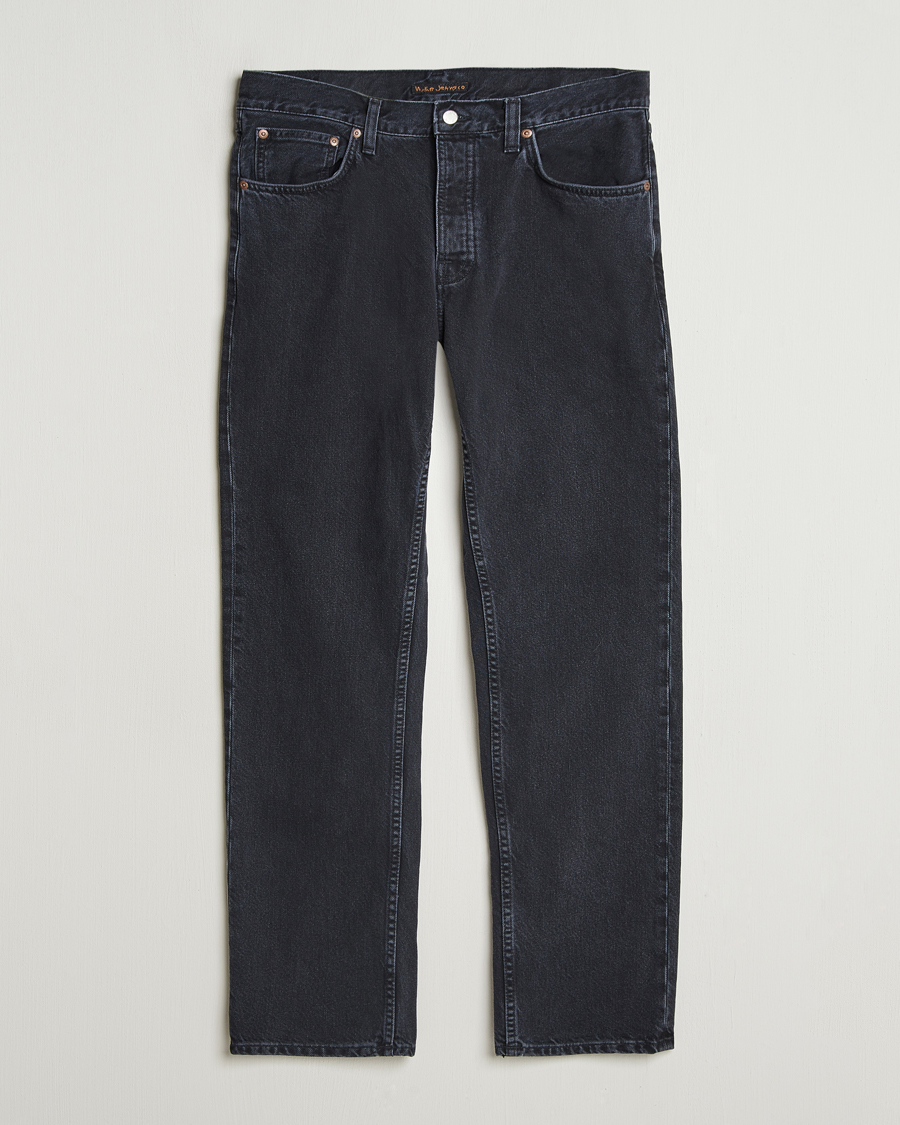 Hombres | Pantalones | Nudie Jeans | Rad Rufus Jeans Black Vintage
