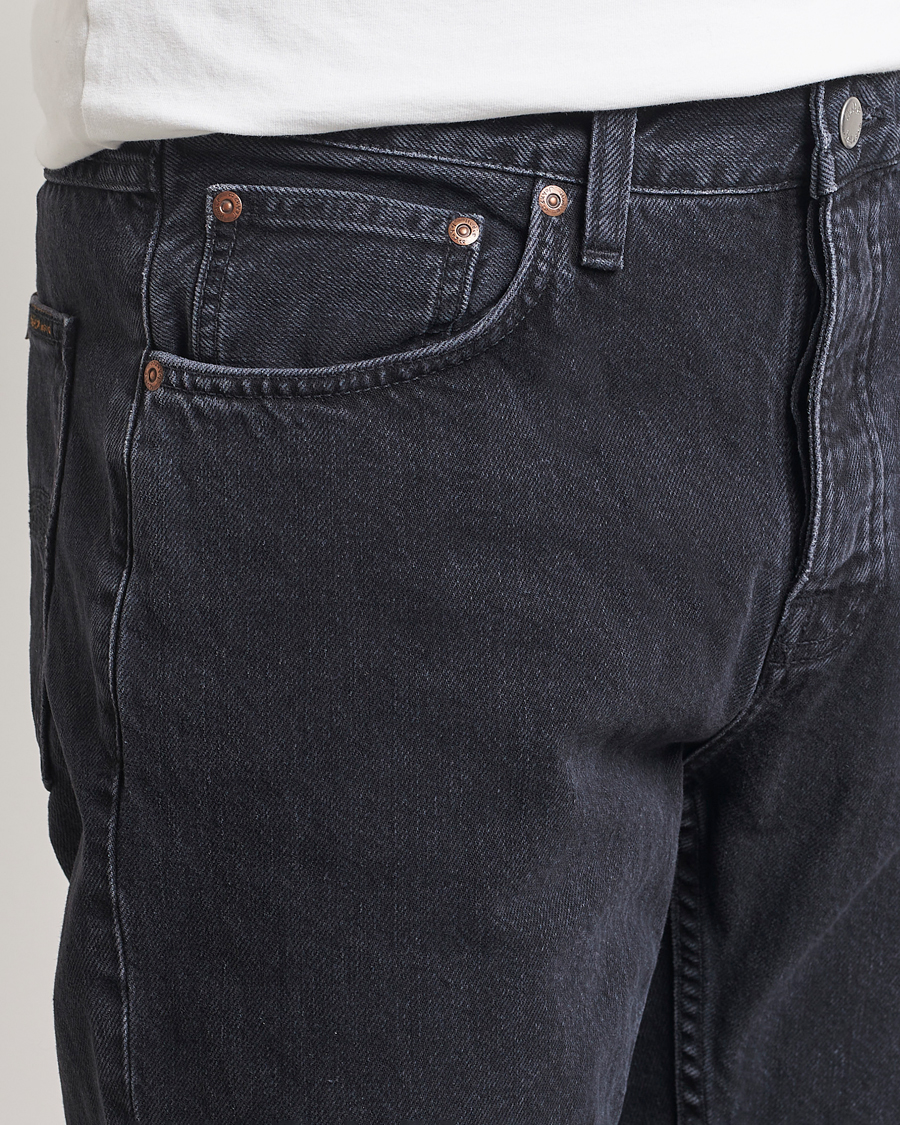 Hombres | Pantalones | Nudie Jeans | Rad Rufus Jeans Black Vintage
