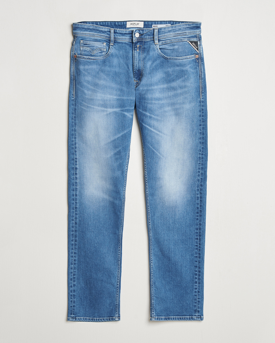Hombres | Vaqueros | Replay | Rocco Comfort Fit Stertch Jeans Medium Blue