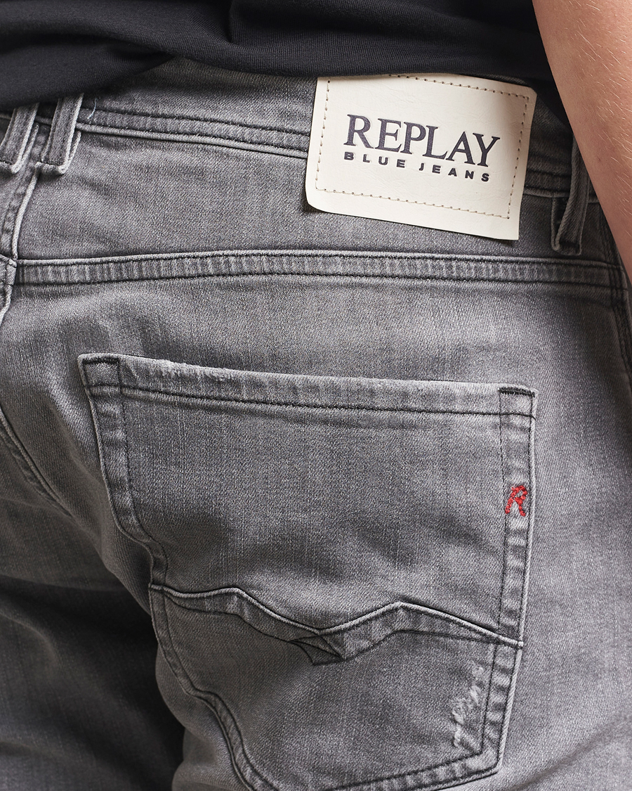 Hombres | Vaqueros | Replay | Rocco Comfort Fit Stretch Jeans Washed Grey
