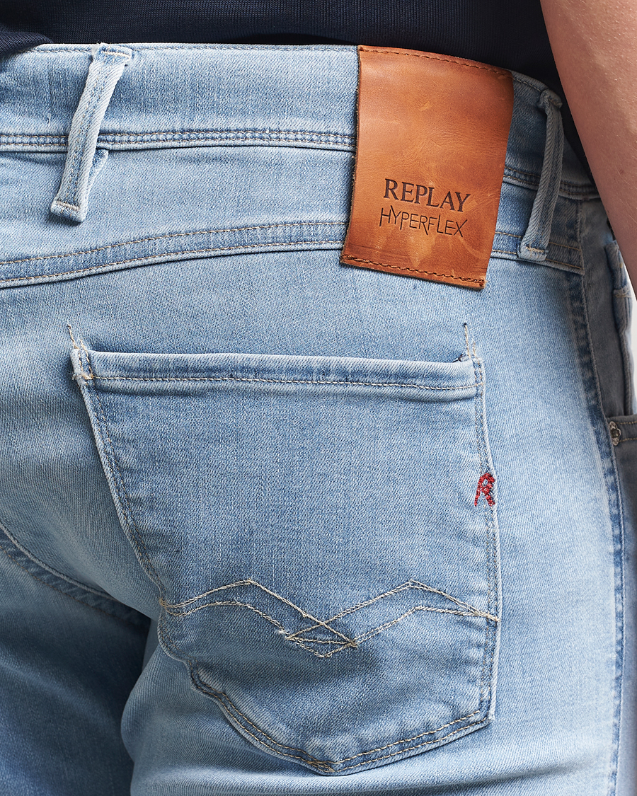 Hombres | Vaqueros | Replay | Anbass Hyperflex Jeans Light Blue