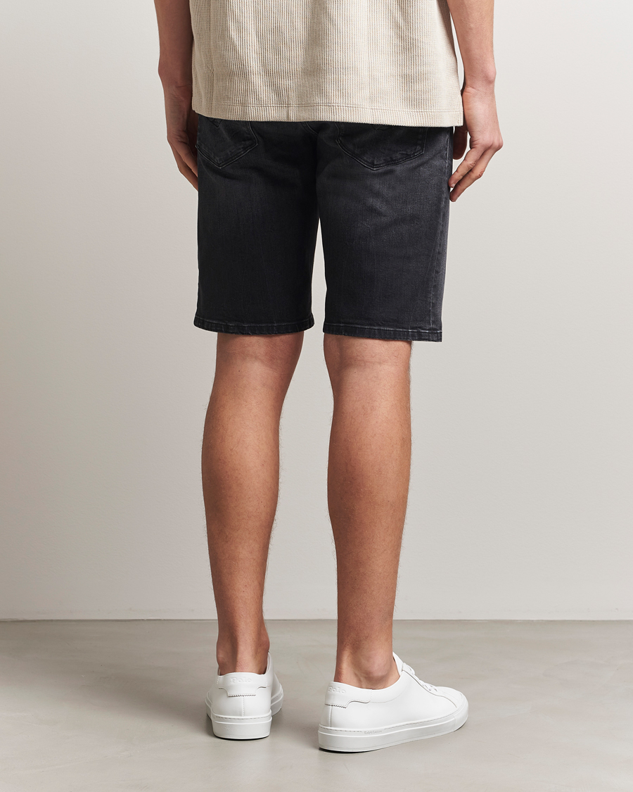 Hombres | Pantalones cortos | Replay | RBJ981 Stretch Denim Shorts Washed Black