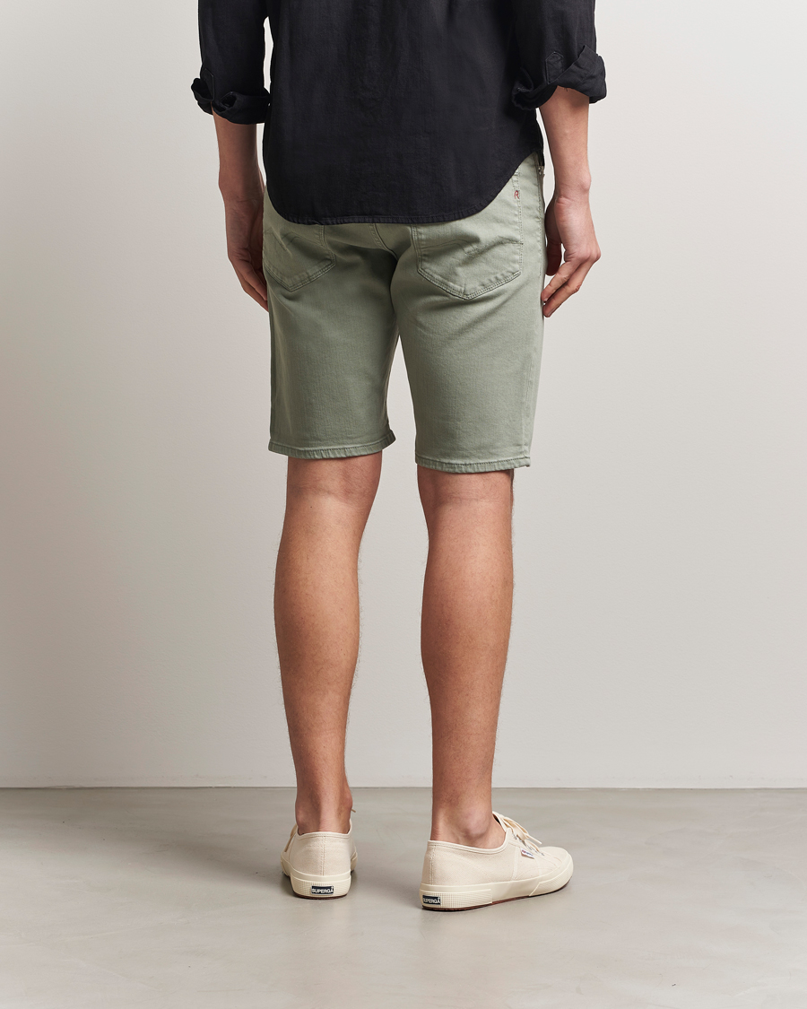 Hombres | Pantalones cortos | Replay | RBJ981 Stretch Denim Shorts Light Sage Green