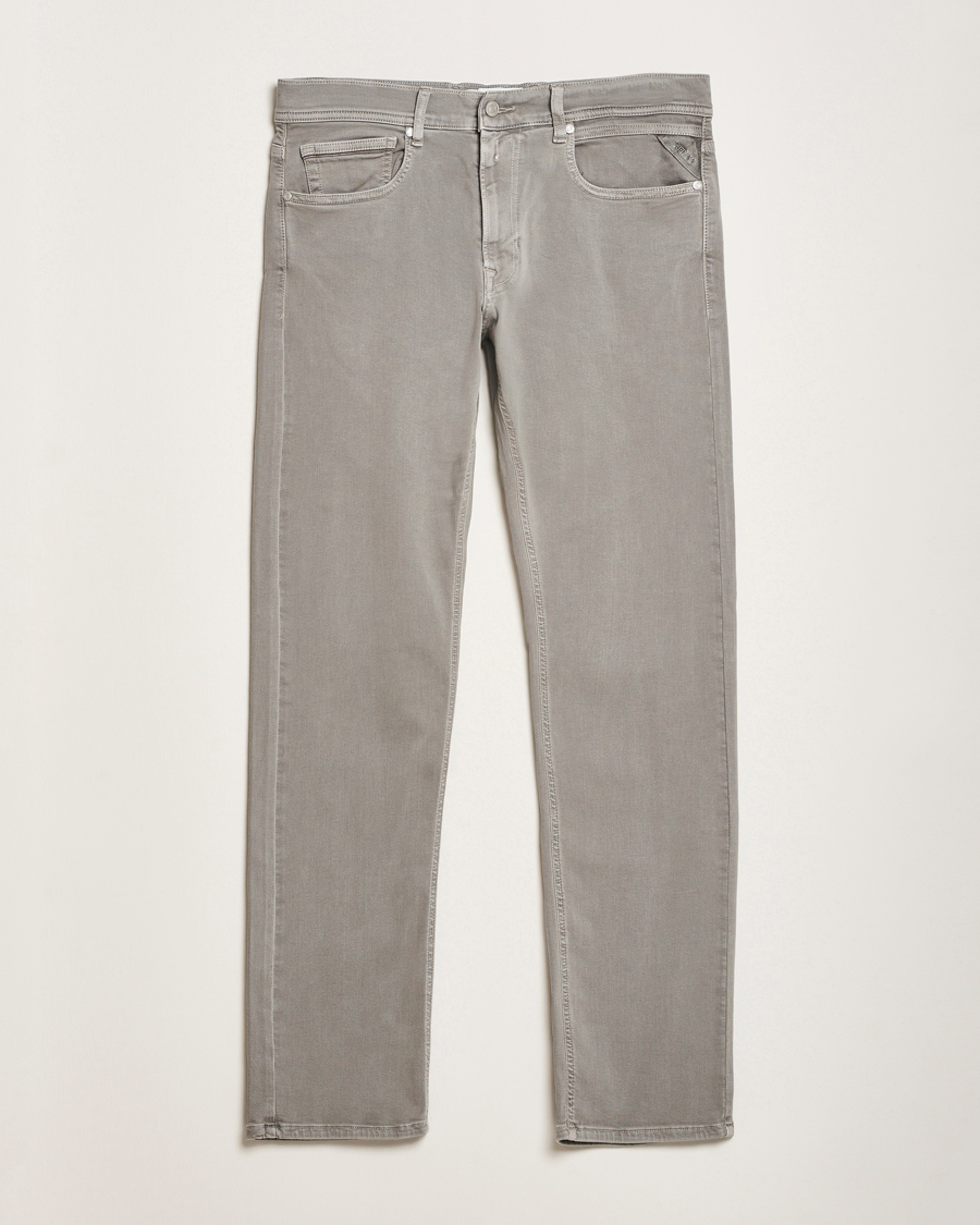 Hombres | Pantalones | Replay | Grover Hyperflex 5-Pocket Pants Dim Grey