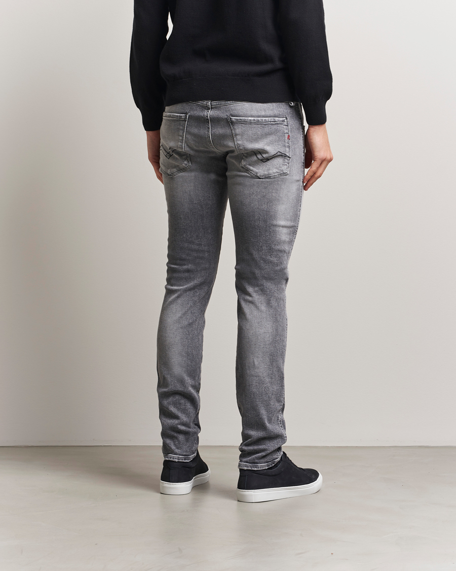 Hombres | Vaqueros | Replay | Anbass Powerstretch Distressed Jeans Washed Grey