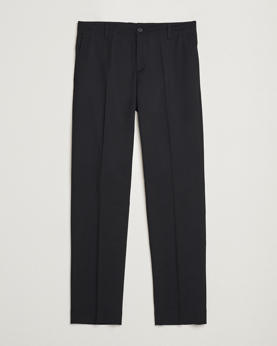 Hombres | Pantalones | Filippa K | Troy Tailored Drawstring Trousers Black