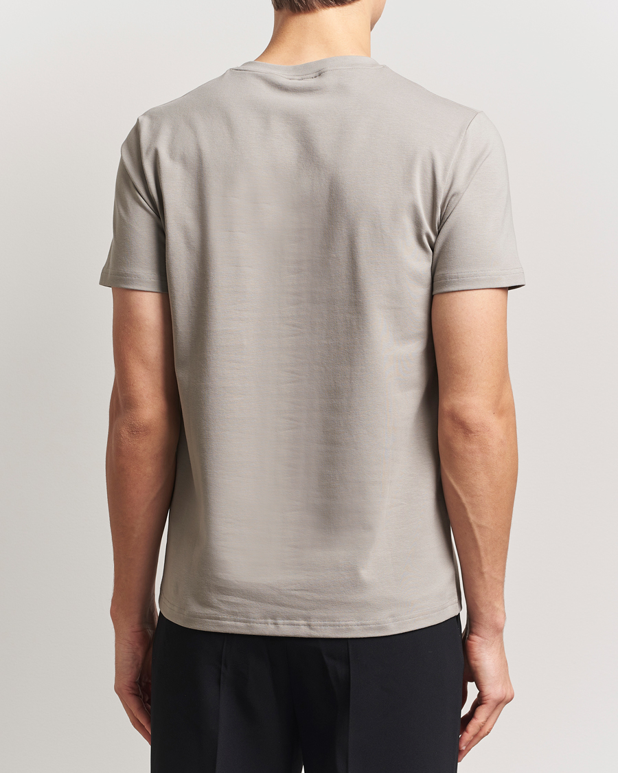 Hombres | Camisetas | Filippa K | Soft Lycra T-Shirt Dove Grey