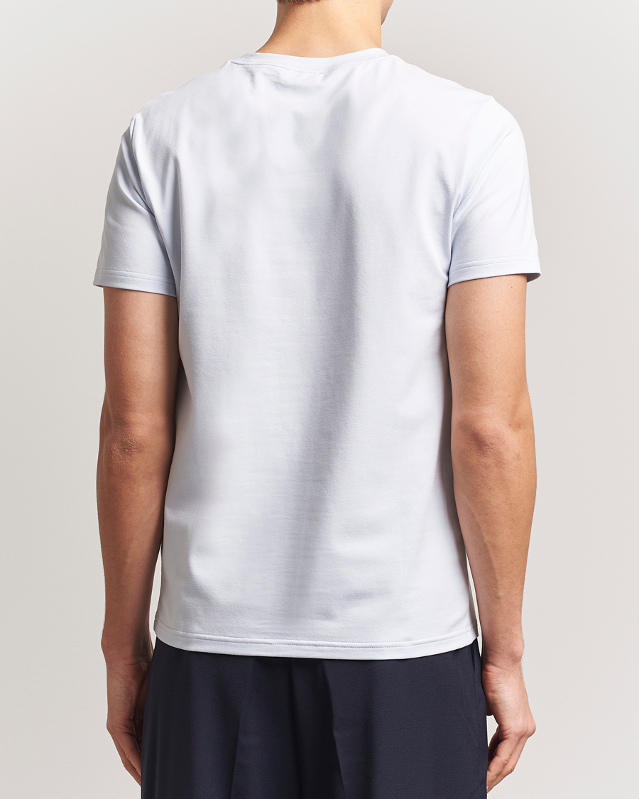 Hombres | Camisetas | Filippa K | Soft Lycra T-Shirt Ice Blue