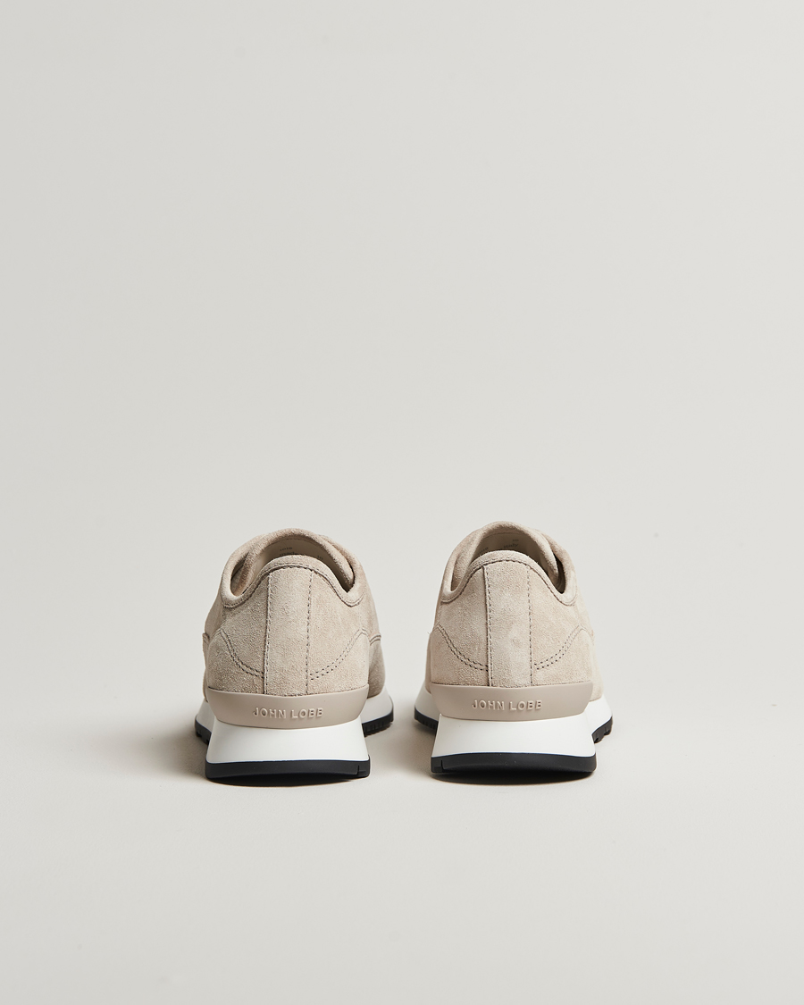 Hombres | John Lobb Foundry Luxury Running Sneakers Sand | John Lobb | Foundry Luxury Running Sneakers Sand