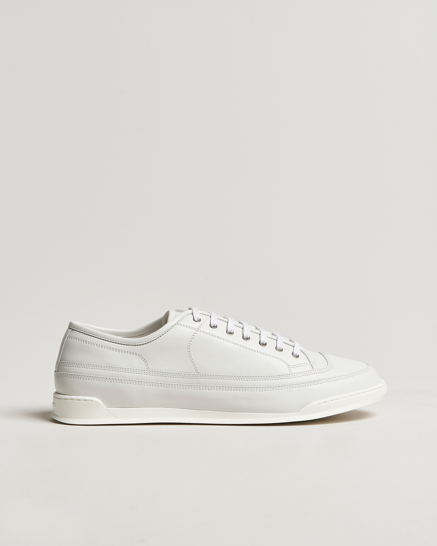 Hombres | John Lobb Court Low Sneakers White | John Lobb | Court Low Sneakers White