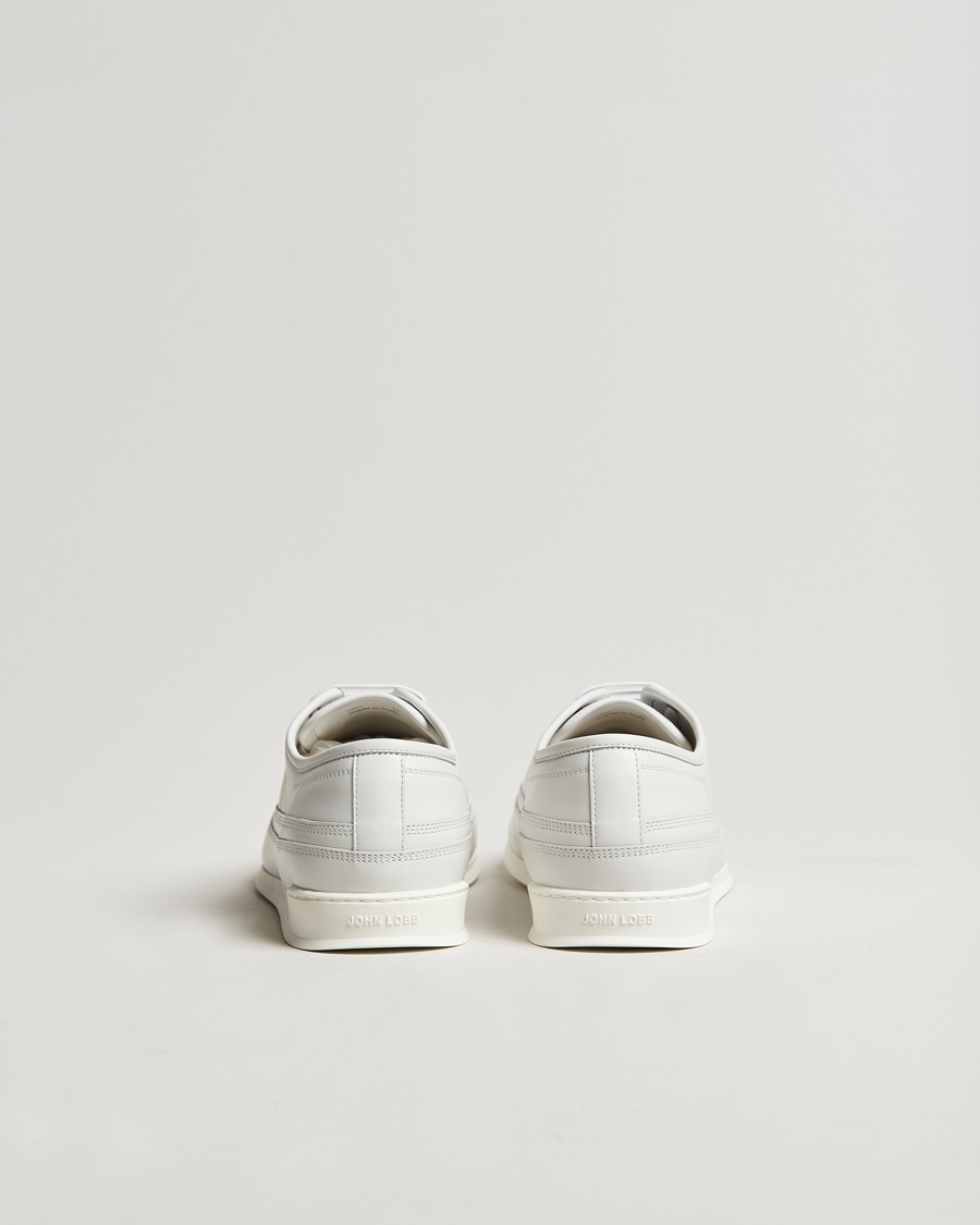 Hombres | John Lobb Court Low Sneakers White | John Lobb | Court Low Sneakers White