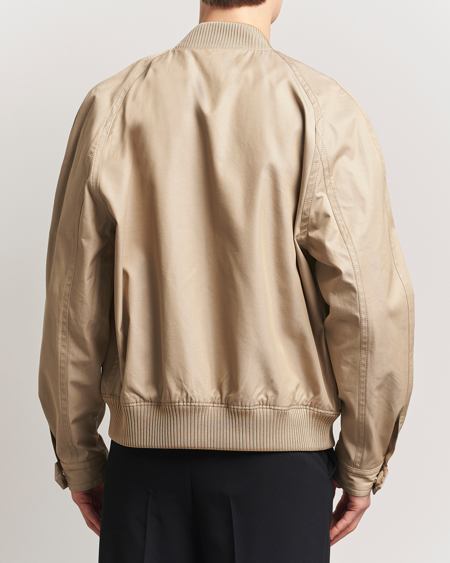 Hombres | Abrigos y chaquetas | Filippa K | Cotton Track Jacket Khaki Beige
