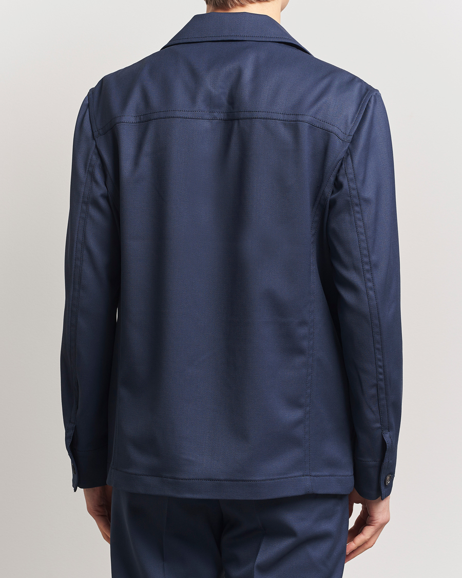 Hombres | Abrigos y chaquetas | Filippa K | Work Shirt Jacket Dusk Blue