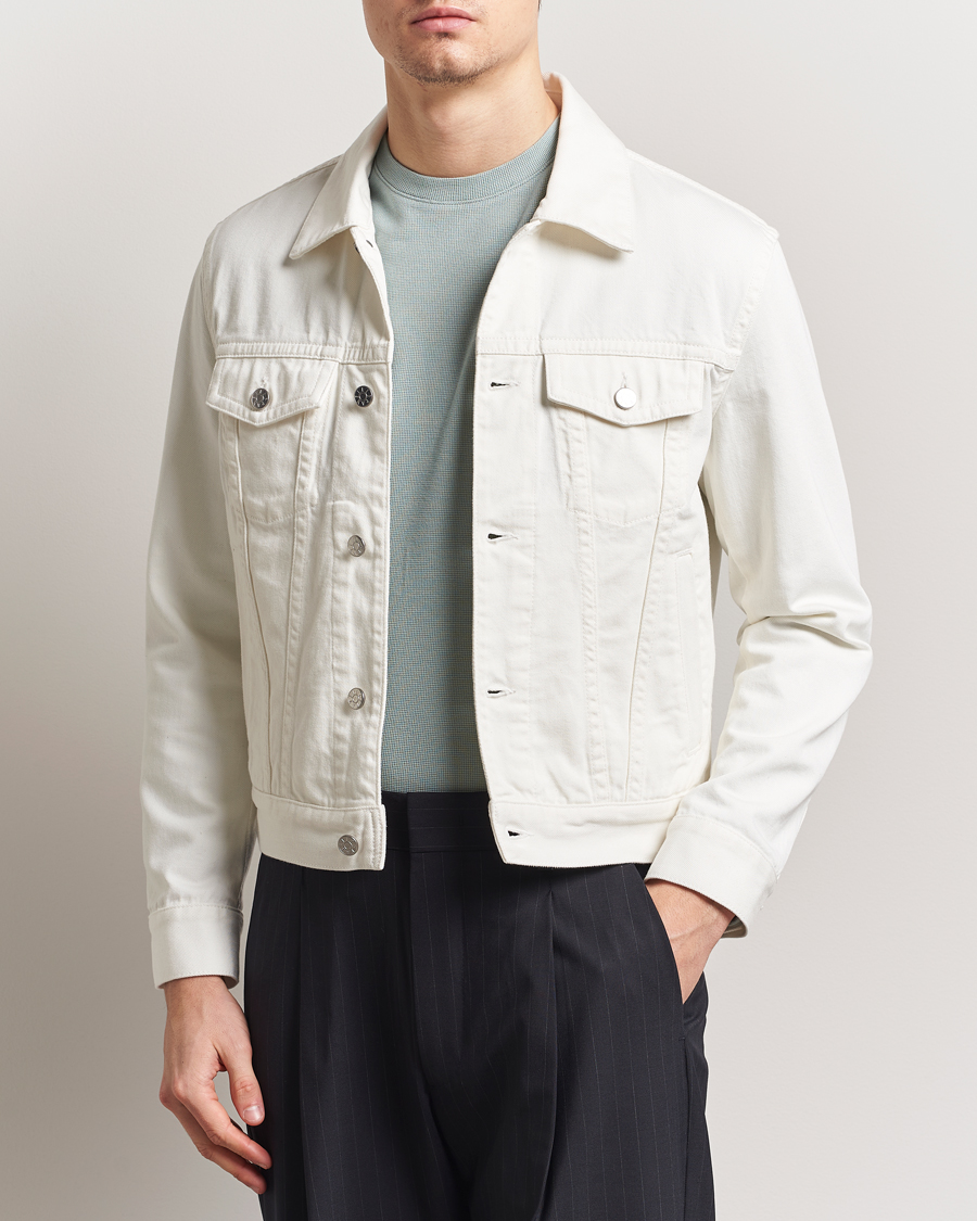 Hombres | Abrigos y chaquetas | Filippa K | Classic Jean Jacket Ecru Wash