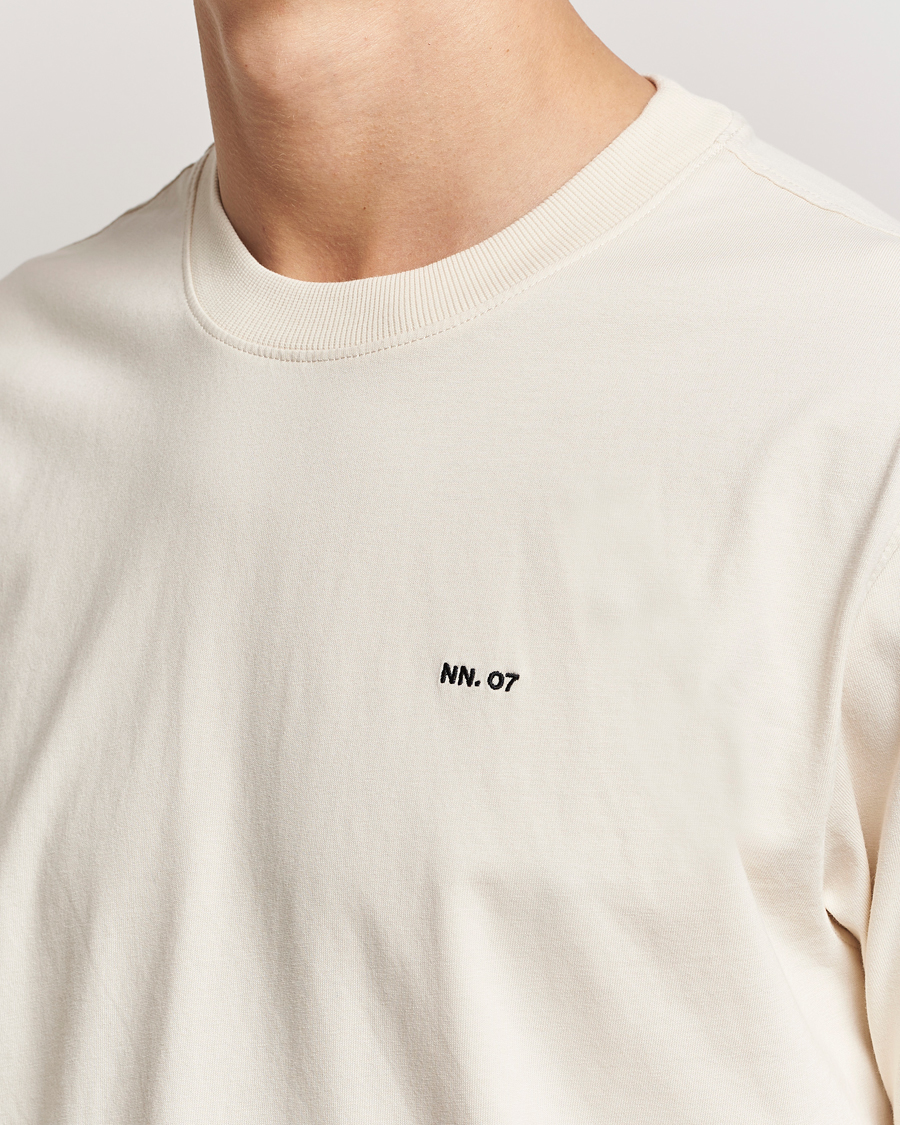 Hombres | Camisetas | NN07 | Adam Logo Crew Neck T-Shirt Ivory