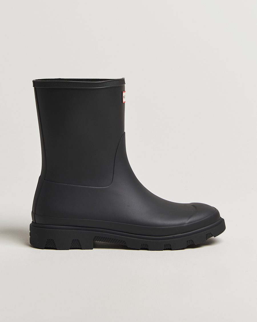 Hombres | Sobrecubiertas | Hunter Boots | Downpour Short Boot Black