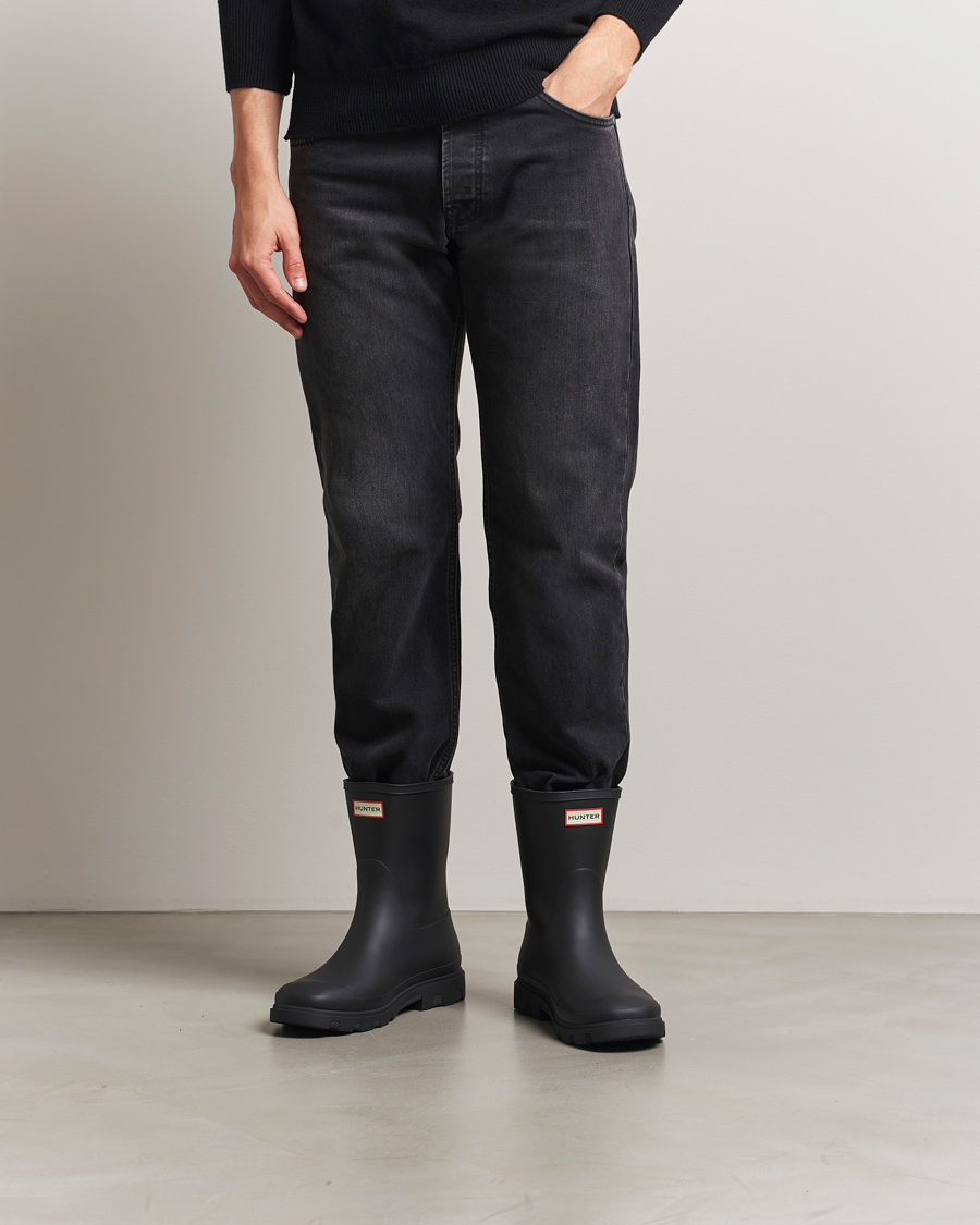 Hombres | Sobrecubiertas | Hunter Boots | Downpour Short Boot Black