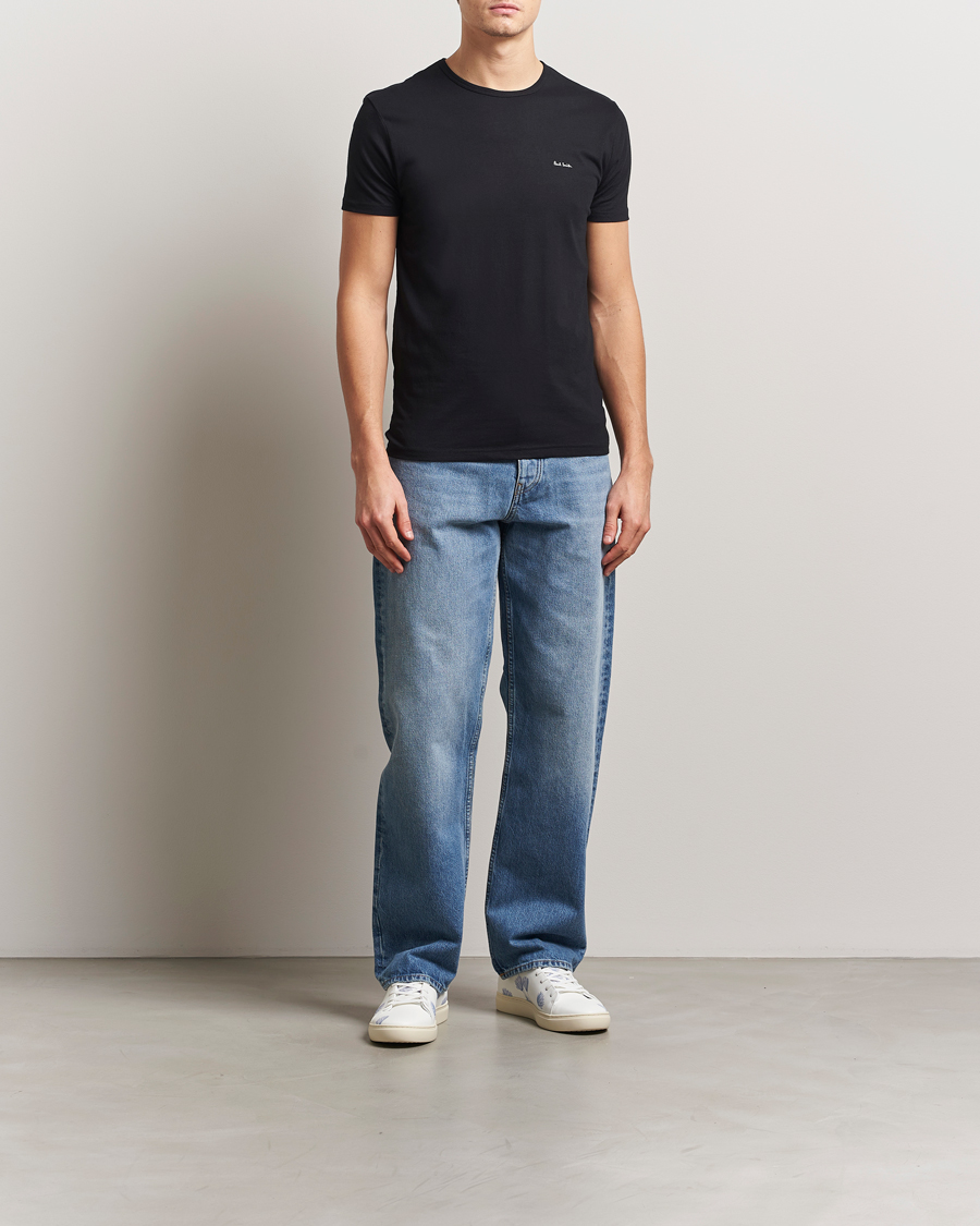 Hombres | Camisetas | Paul Smith | 3-Pack Crew Neck T-Shirt Black