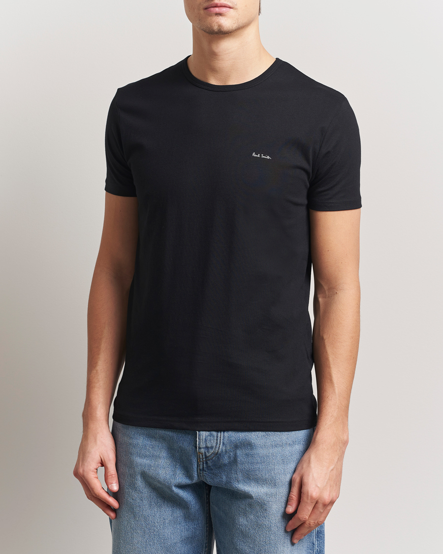Hombres | Camisetas | Paul Smith | 3-Pack Crew Neck T-Shirt Black