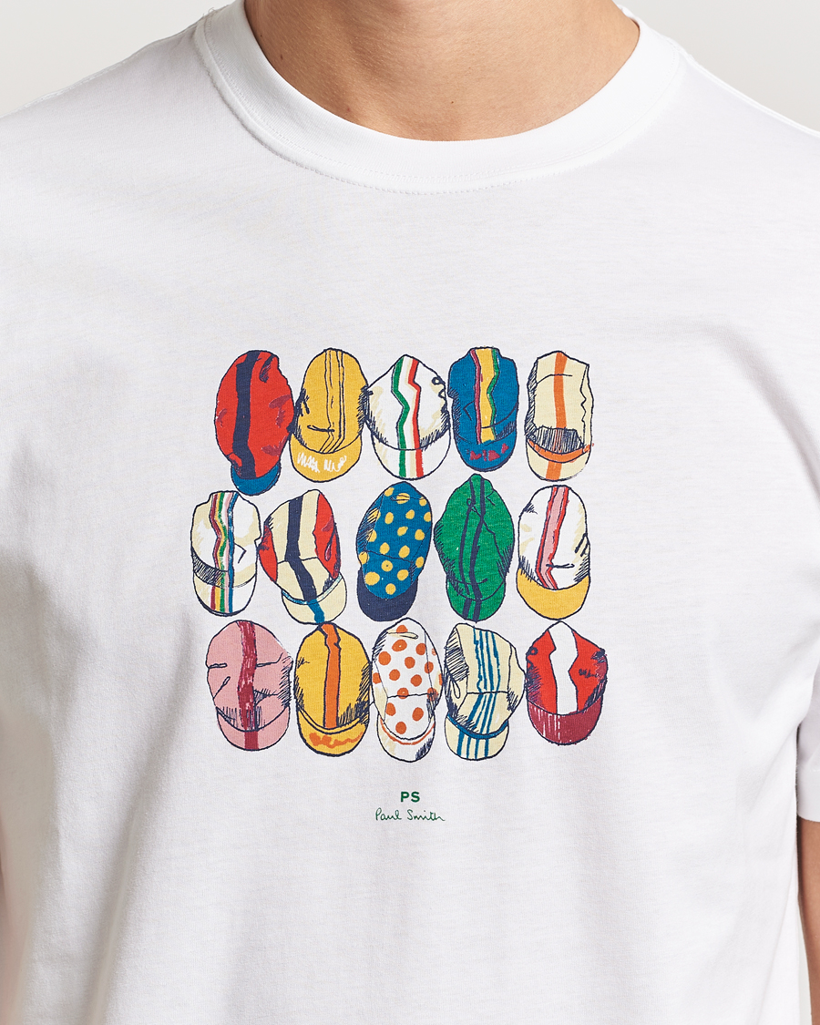 Hombres | Camisetas | PS Paul Smith | Casquettes Crew Neck T-Shirt White