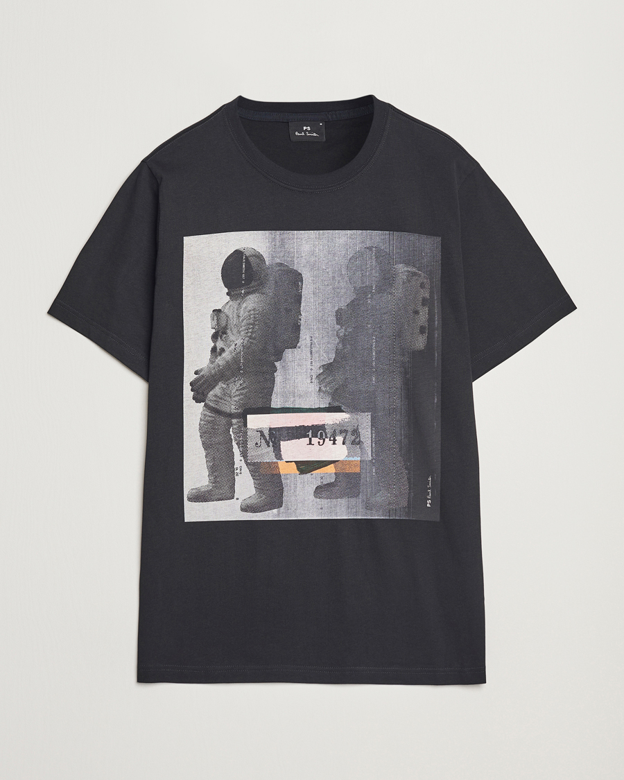 Hombres | Camisetas | PS Paul Smith | Astronaut Crew Neck T-Shirt Black