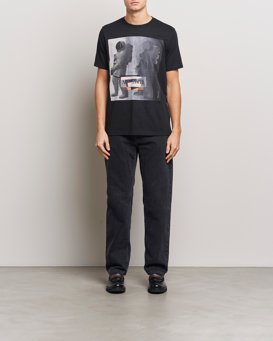 Hombres | Camisetas | PS Paul Smith | Astronaut Crew Neck T-Shirt Black