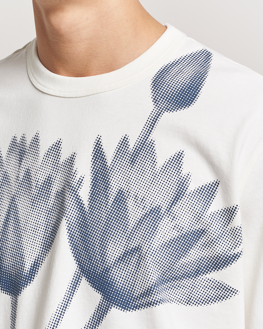 Hombres | Camisetas | PS Paul Smith | Flower Printed Crew Neck T-Shirt White