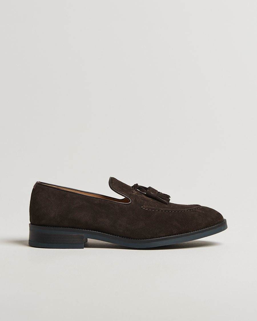 Hombres | Paul Smith Lawrence Suede Tassle Loafer Dark Brown | Paul Smith | Lawrence Suede Tassle Loafer Dark Brown