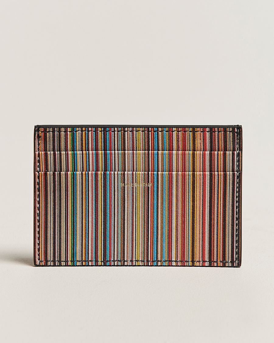 Hombres | Billeteras | Paul Smith | Paul SmithSignature Stripe Card HolderBlack