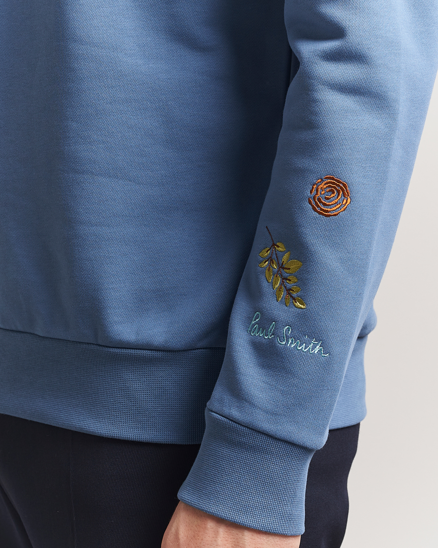 Hombres | Jerséis y prendas de punto | Paul Smith | Embroidered Sweatshirt Blue
