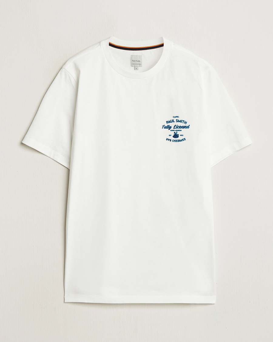 Hombres | Camisetas | Paul Smith | Espresso Bar T-Shirt White