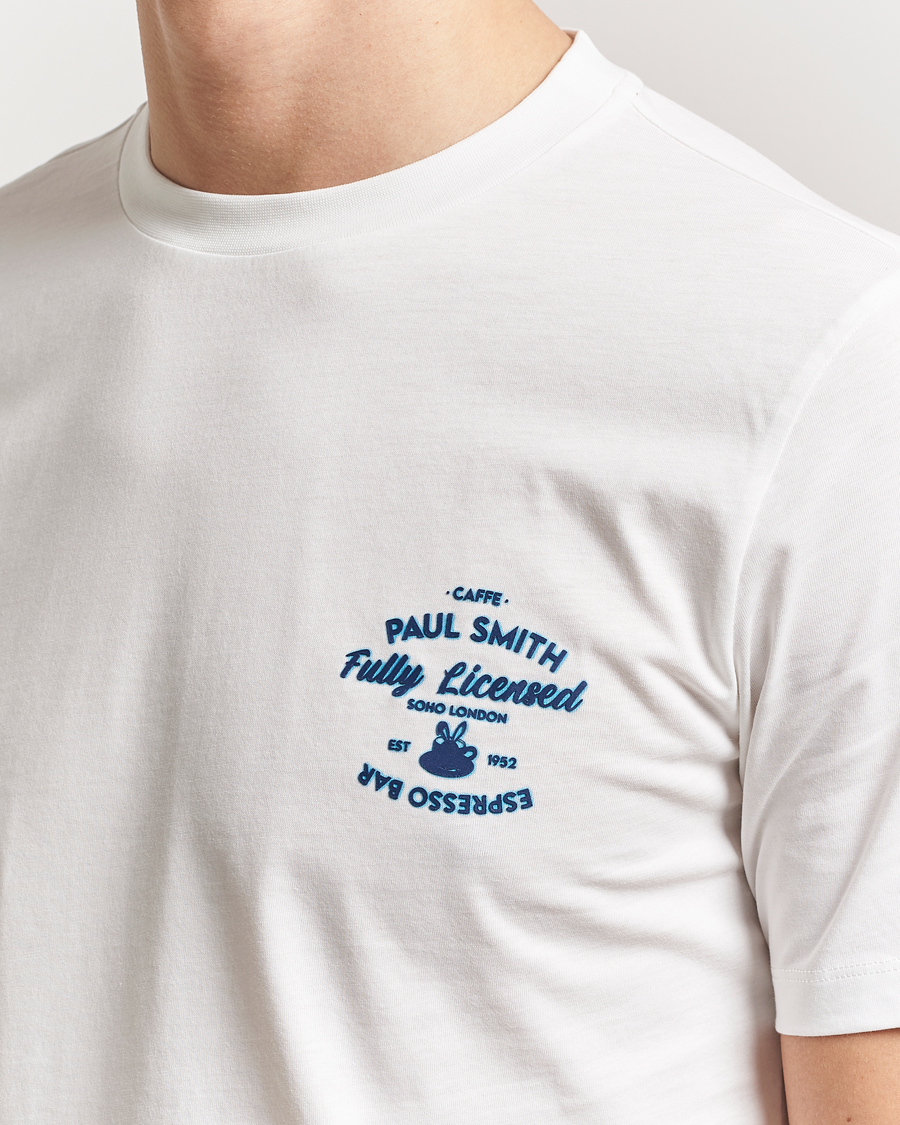 Hombres | Camisetas | Paul Smith | Espresso Bar T-Shirt White
