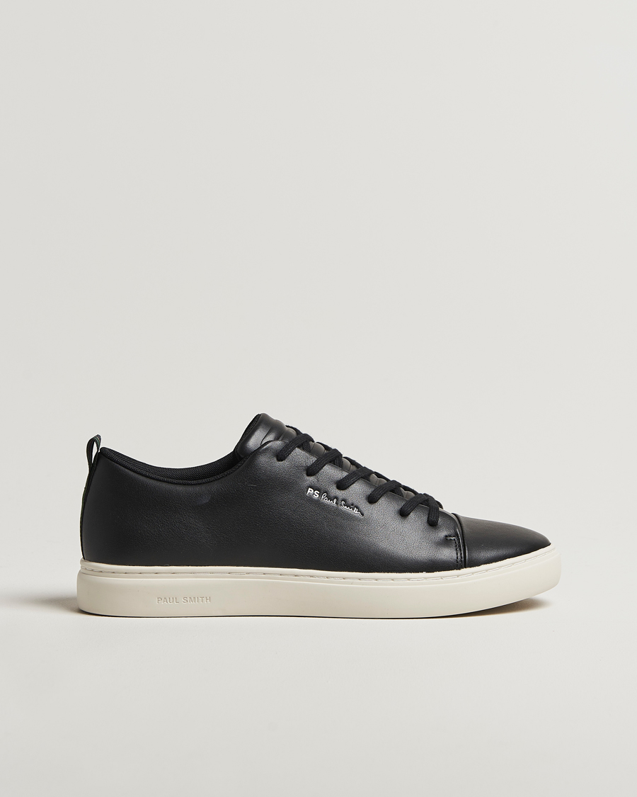 Hombres | Zapatillas | PS Paul Smith | Lee Cap Toe Leather Sneaker Black