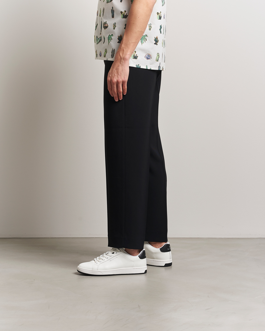 Hombres | PS Paul Smith Albany Leather Sneaker White/Black | PS Paul Smith | Albany Leather Sneaker White/Black