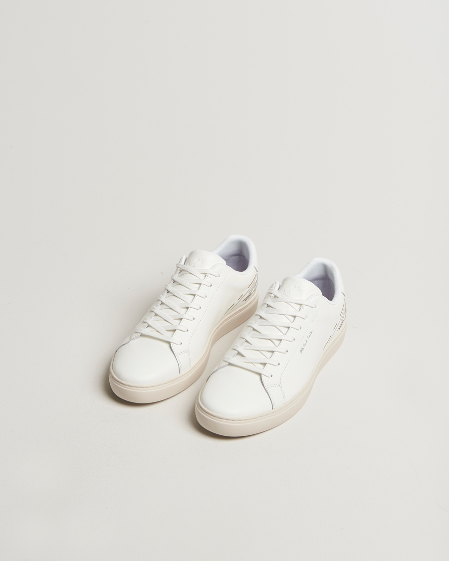 Hombres | Zapatillas | PS Paul Smith | Rex Embroidered Leather Sneaker White