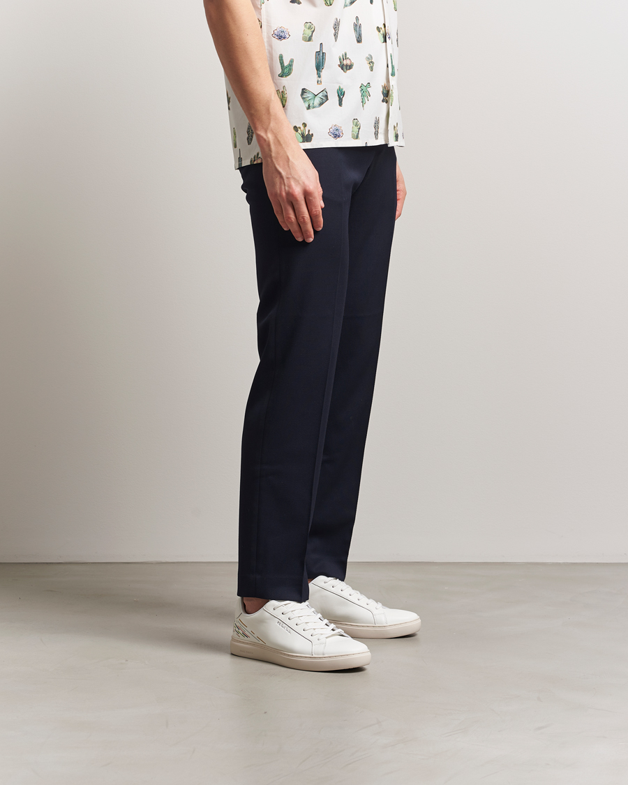 Hombres | PS Paul Smith Rex Embroidered Leather Sneaker White | PS Paul Smith | Rex Embroidered Leather Sneaker White