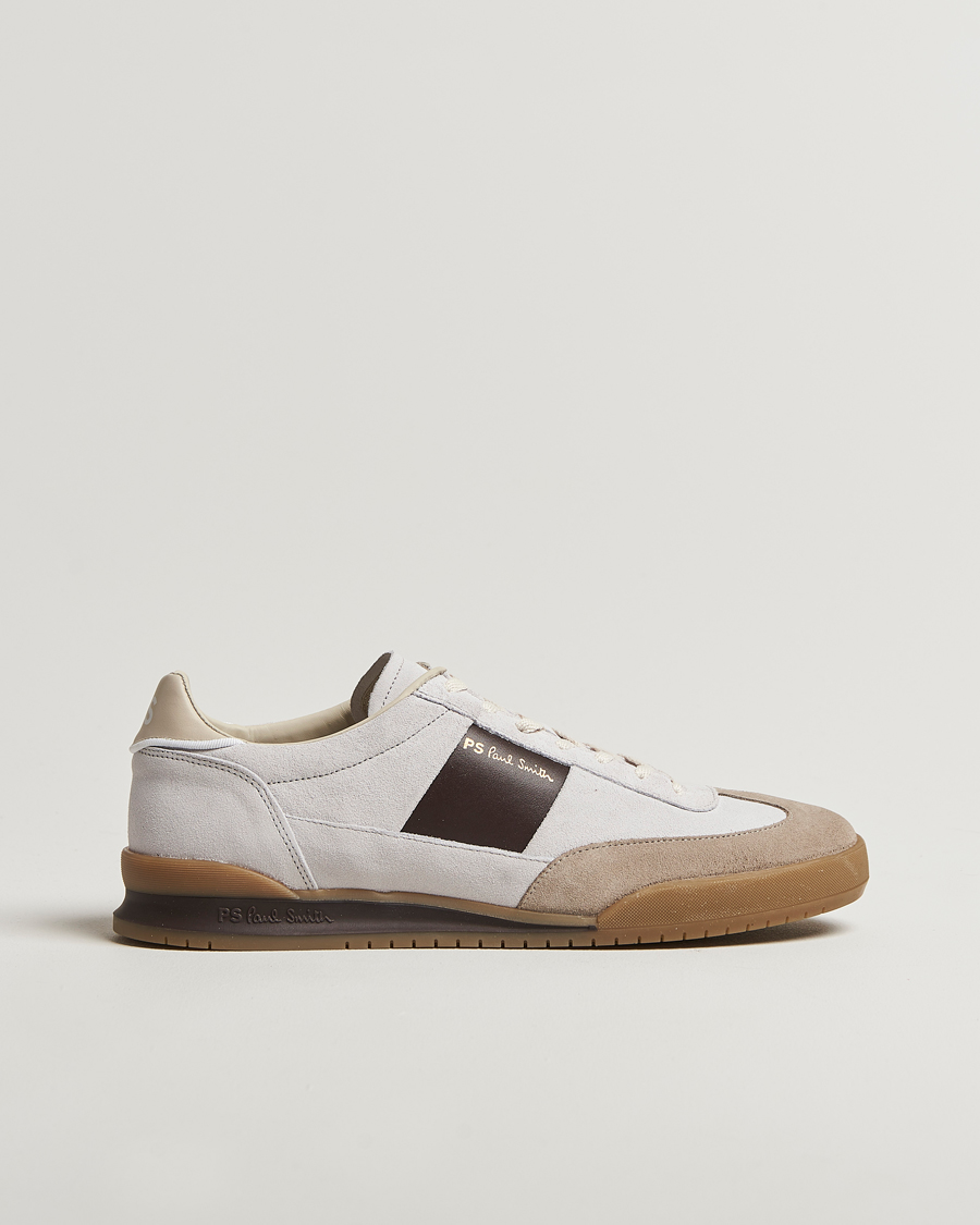 Hombres | PS Paul Smith Dover Running Sneaker White/Brown | PS Paul Smith | Dover Running Sneaker White/Brown