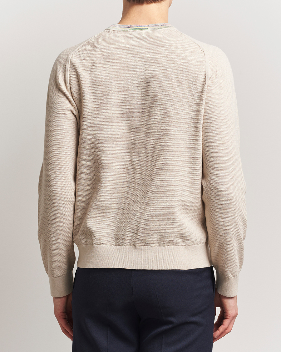 Hombres | Jerséis y prendas de punto | PS Paul Smith | Cotton Knitted Sweater Off White