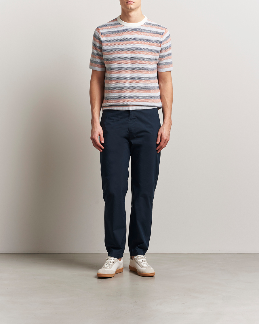 Hombres | Camisetas | PS Paul Smith | Striped Knitted T-Shirt Multi