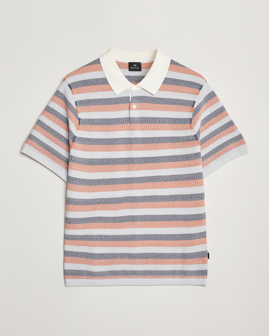 Hombres | Polos | PS Paul Smith | Striped Knitted Polo Multi