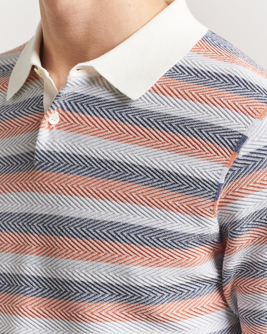 Hombres | Polos | PS Paul Smith | Striped Knitted Polo Multi