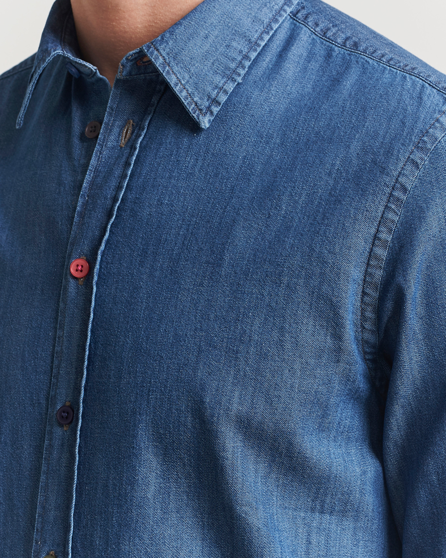 Hombres | Camisas | PS Paul Smith | Tailored Fit Denim Shirt Blue