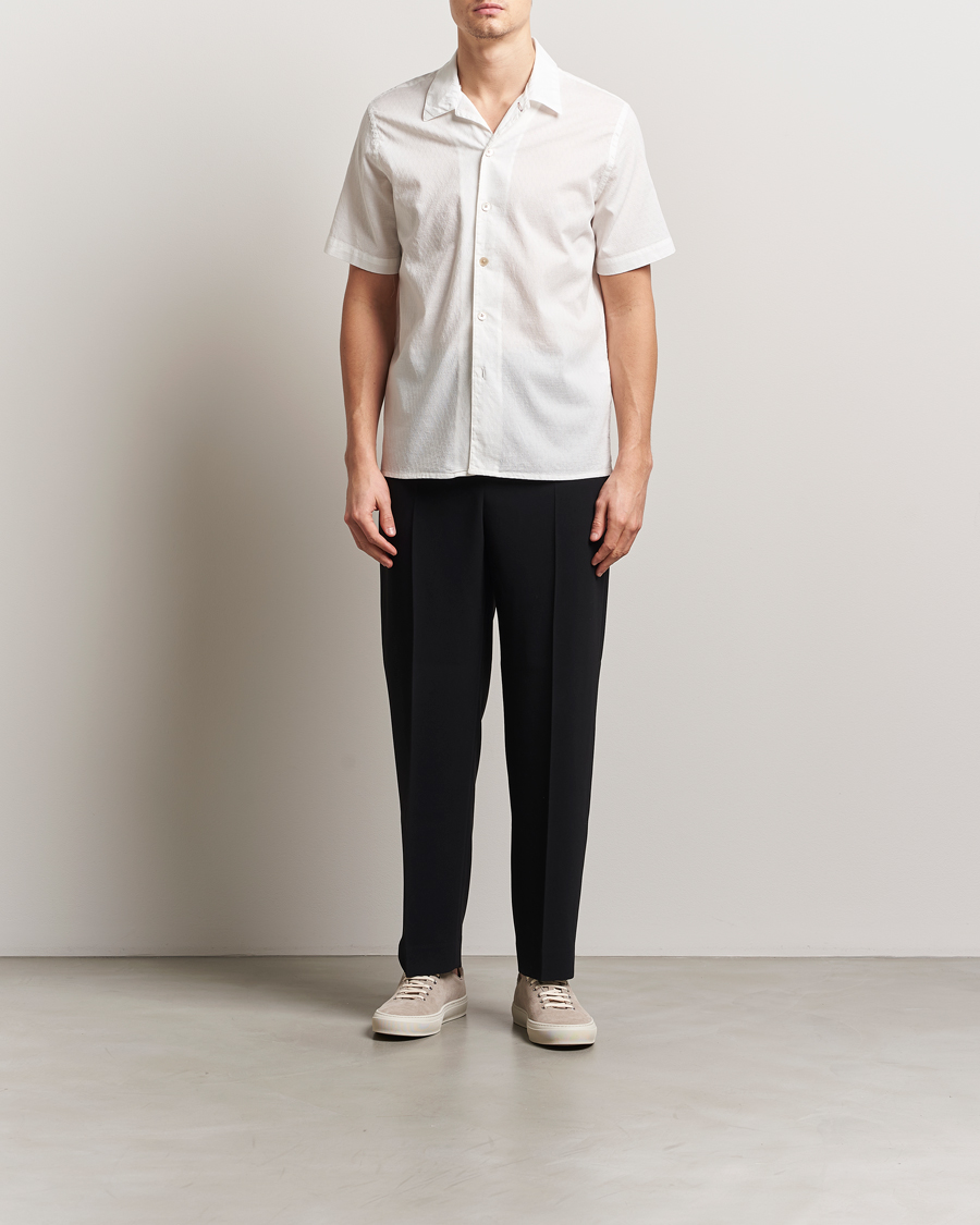 Hombres | Camisas | PS Paul Smith | Structured Short Sleeve Shirt White