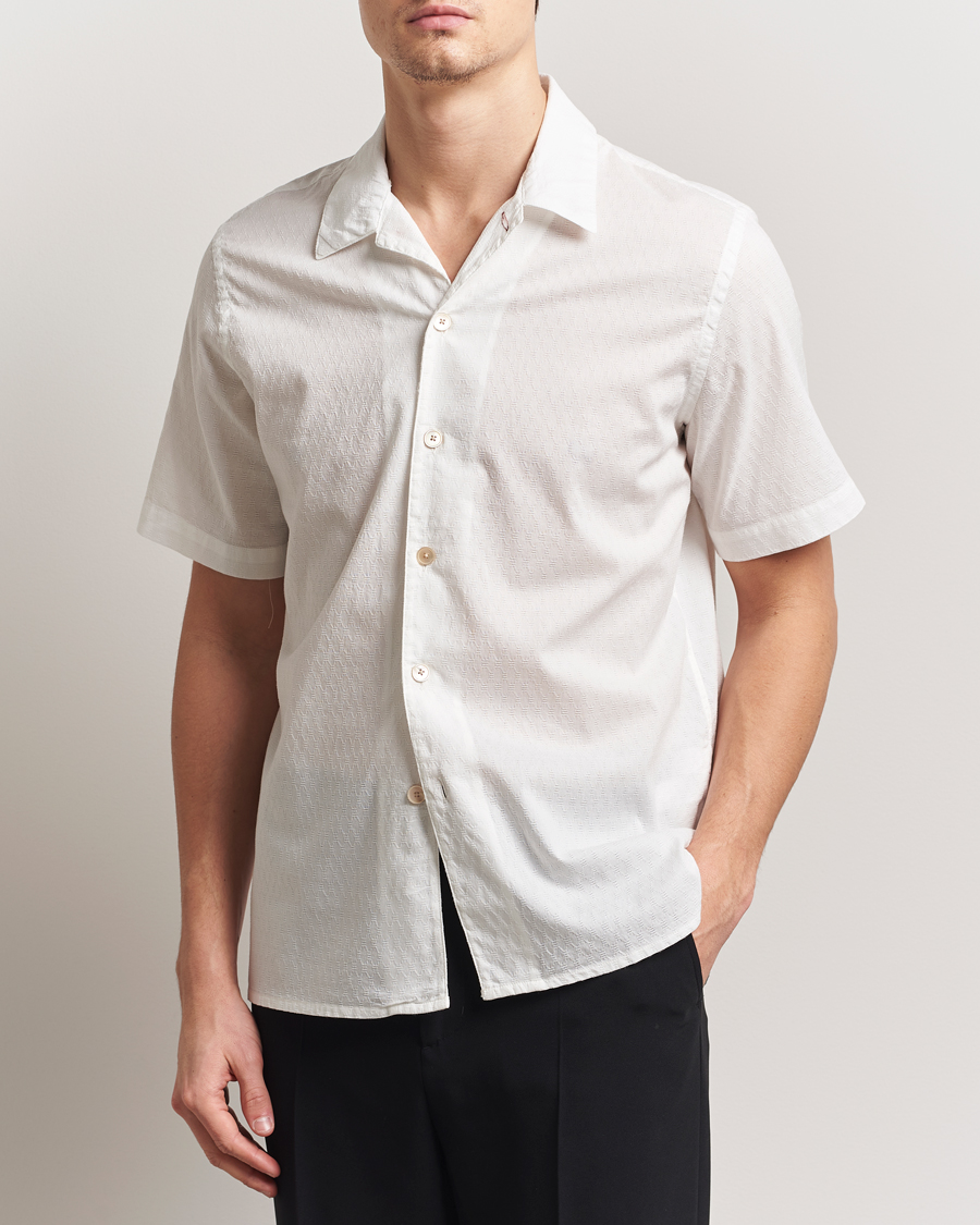 Hombres | Camisas | PS Paul Smith | Structured Short Sleeve Shirt White